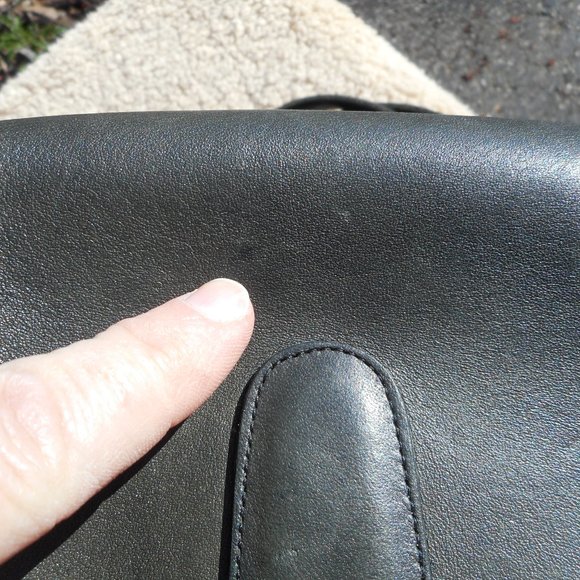 Vintage Coach Forest Green Madison Satchel Large NYC 9765 - Picture 13 of 15